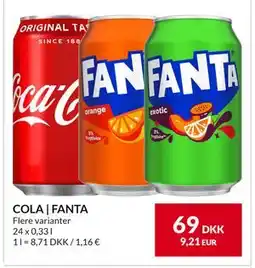 Nielsen's Discount COLA | FANTA, DKK 69 tilbud