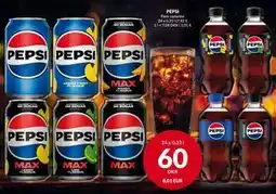 Nielsen's Discount PEPSI, DKK 60 tilbud