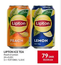 Nielsen's Discount LIPTON ICE TEA, DKK 79 tilbud
