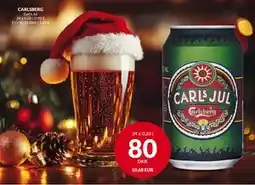 Nielsen's Discount CARLSBERG, DKK 80 tilbud