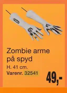 Harald Nyborg Zombie arme på spyd, DKK 49 tilbud