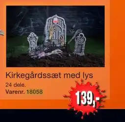 Harald Nyborg Kirkegårdssæt med lys, DKK 139 tilbud