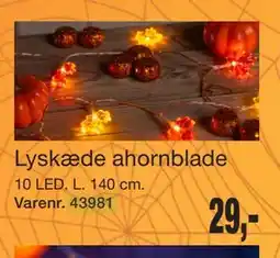 Harald Nyborg Lyskæde ahornblade, DKK 29 tilbud