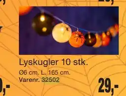 Harald Nyborg Lyskugler 10 stk., DKK 29 tilbud