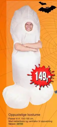 Harald Nyborg Oppustelige kostume, DKK 149 tilbud