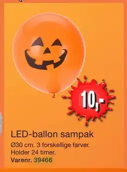 Harald Nyborg LED-ballon sampak, DKK 10 tilbud