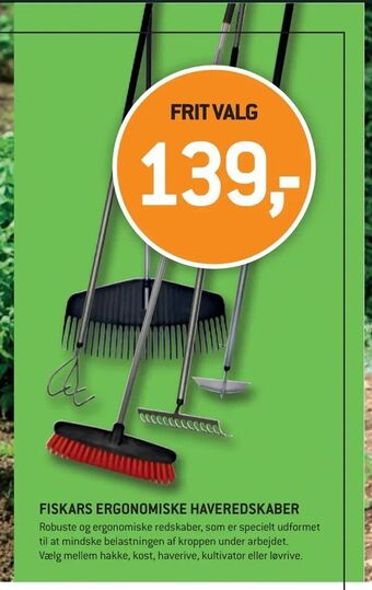 XL-BYG Fiskars ergonomiske haveredskaber tilbud
