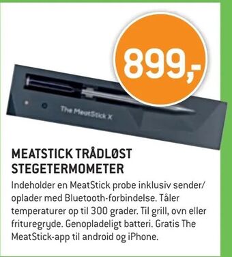 XL-BYG Meatstick trådløst stegetermometer tilbud