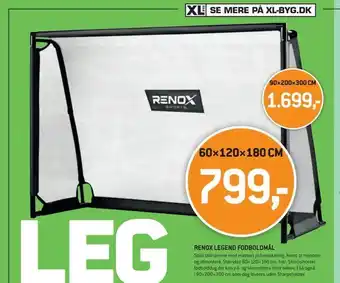 XL-BYG Renox legend fodboldmål tilbud