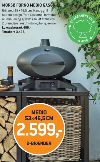XL-BYG Morsø forno medio gasgrill tilbud