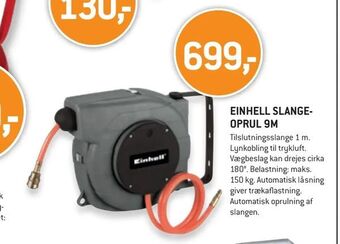XL-BYG Einhell slangeoprul 9m tilbud