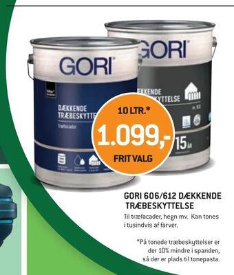 XL-BYG Gori 606/612 dækkende træbeskyttelse tilbud