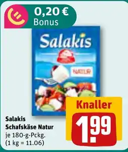 REWE DE Salakis Schafskäse Natur tilbud