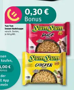 REWE DE Yum Yum Instant Nudelsuppe tilbud