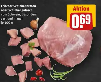 REWE DE Frischer Schinkenbraten oder Schinkengulasch tilbud