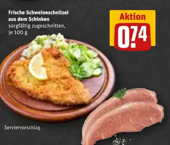 REWE DE Frische Schweineschnitzel aus dem Schinken tilbud