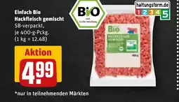 REWE DE Einfach Bio Hackfleisch gemischt tilbud