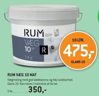 XL-BYG Rum væg 10 mat tilbud