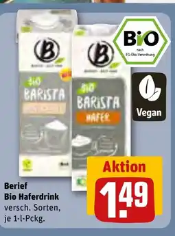 REWE DE Berief Bio Haferdrink tilbud
