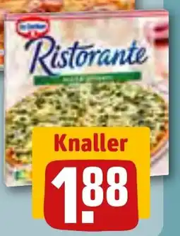 REWE DE Dr. Oetker Ristorante Pizza Salame tiefgefroren, je 320-g-Pckg. (1 kg = 5.88) oder Ristorante Pizza Spinaci tilbud