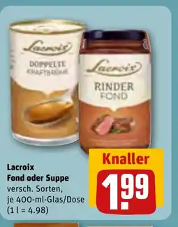 REWE DE Lacroix Fond oder Suppe tilbud