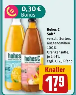 REWE DE Hohes C Saft tilbud