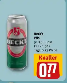 REWE DE Beck's Pils tilbud