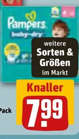 REWE DE Pampers Baby Windeln Single Pack tilbud