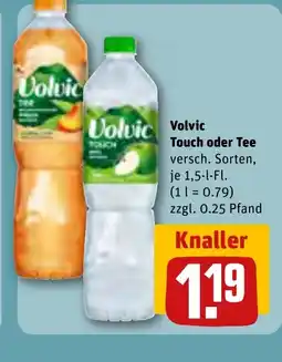 REWE DE Volvic Touch oder Tee tilbud
