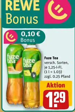 REWE DE Fuze Tea tilbud