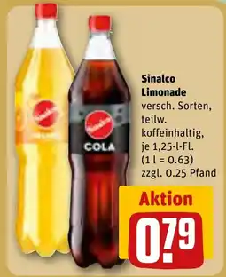REWE DE Sinalco Limonade tilbud