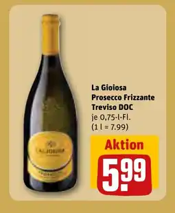 REWE DE La Gioiosa Prosecco Frizzante Treviso DOC tilbud