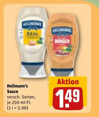 REWE DE Hellmann's Sauce tilbud