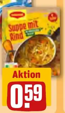 REWE DE Maggi Guten Appetit Suppe mit Rind tilbud