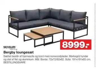Bauhaus Bergby loungesæt tilbud