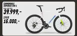 Børkop Cykler Cannondale SuperSix Evo 1, DKK 39999 tilbud
