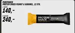 Børkop Cykler PurePower Protein Snack peanut & karamel, 12 stk tilbud