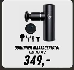Børkop Cykler Gorunner massagepistol, DKK 349 tilbud