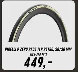 Børkop Cykler Pirelli P Zero Race TLR Retro, 28/30 mm, DKK 449 tilbud