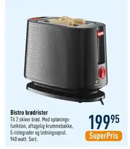 Imerco Bistro brødrister, DKK 199.95 tilbud