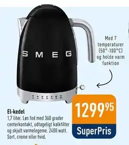 Imerco El-kedel, DKK 1299.95 tilbud