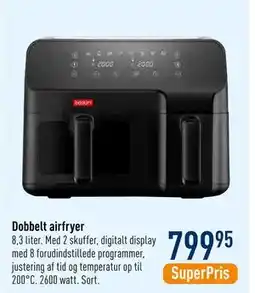 Imerco Dobbelt airfryer, DKK 799.95 tilbud