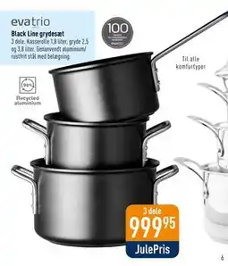 Imerco Black Line grydesæt, DKK 999.95 tilbud
