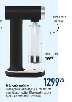 Imerco Sodavandsmaskine, DKK 1299.95 tilbud