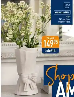 Imerco Vase, DKK 149.95 tilbud