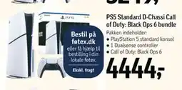 Føtex PS5 Standard D-Chassi Call of Duty: Black Ops 6 bundle, DKK 4444 tilbud