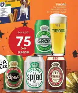Nielsen's Discount Tuborg flere varianter tilbud