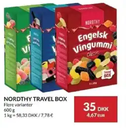 Nielsen's Discount Nordthy travel box tilbud