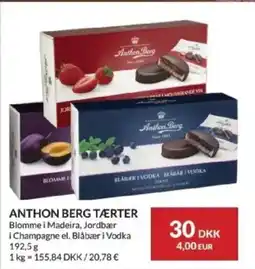 Nielsen's Discount Anthon berg tærter tilbud