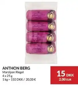 Nielsen's Discount Anthon berg marzipan riegel tilbud